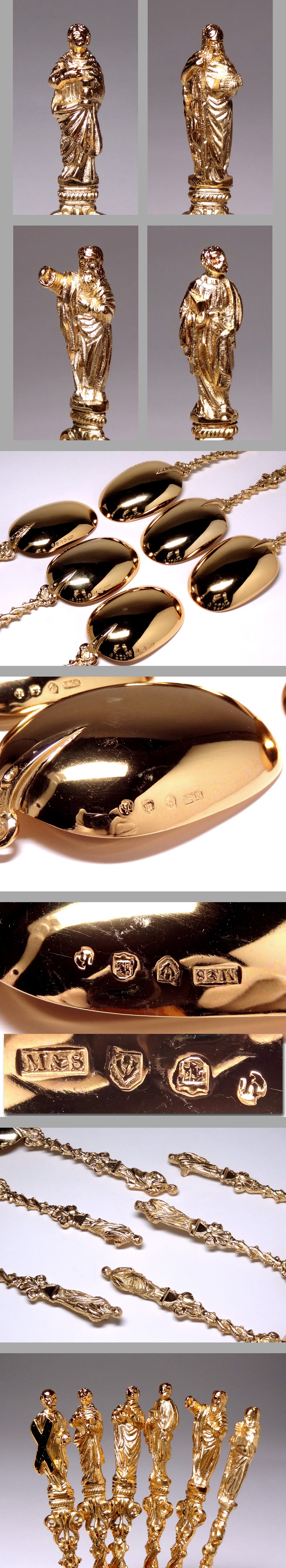 湯布院アンティーク イングランド製 孫をあやす老人 陶器 置物